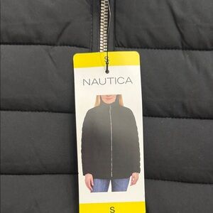Nautica Women's Classic Black Puffer Coat